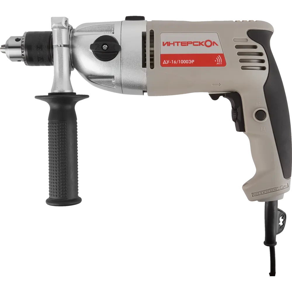 Ударная дрель Интерскол ДУ-16/1000ЭР с регулировкой оборотов 11751707 STLM-0001475 - Вид №1