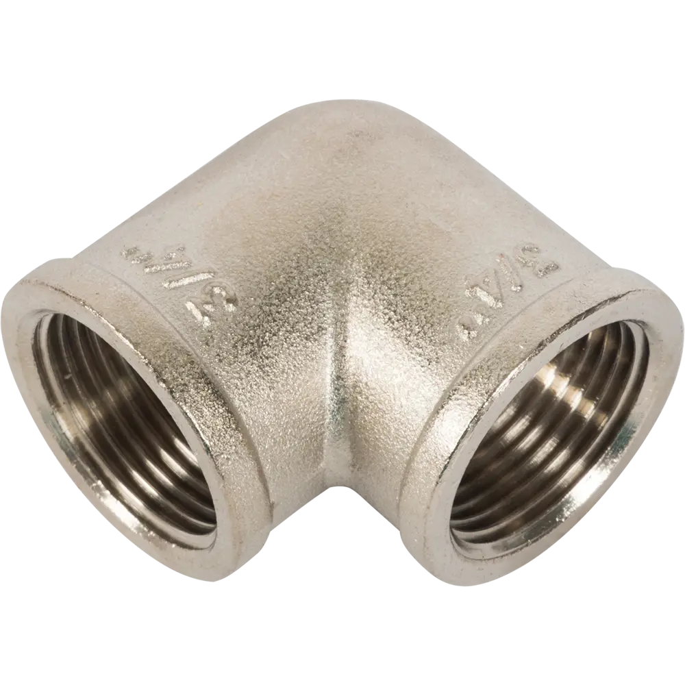 Угол Valtec внутренняя-внутренняя резьба 3/4" никелированная латунь STLM-2033092