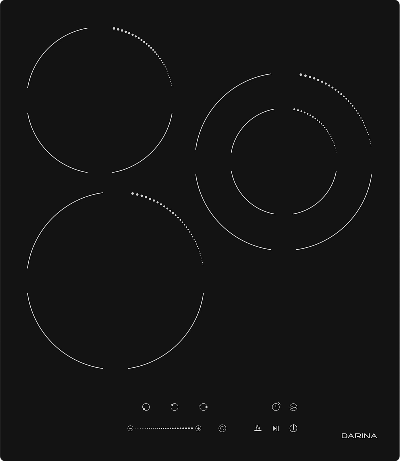 9114658 Электрическая варочная поверхность Darina 6Р Е3324 B STDN-0071411