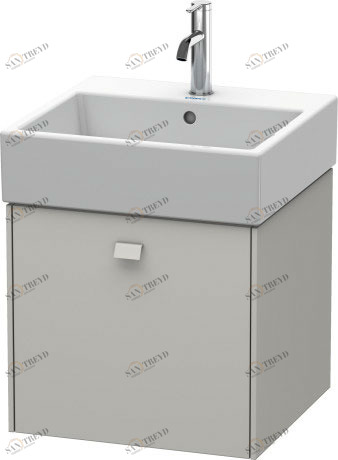 BR405200707 Тумбочка подвесная Brioso #BR4052 484 x 459 мм Бетонно-серый матовый декор Duravit