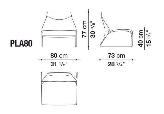 Ткань сани стул B&B Italia Lazy ' 05 ARCH-00109713 - Вид №5