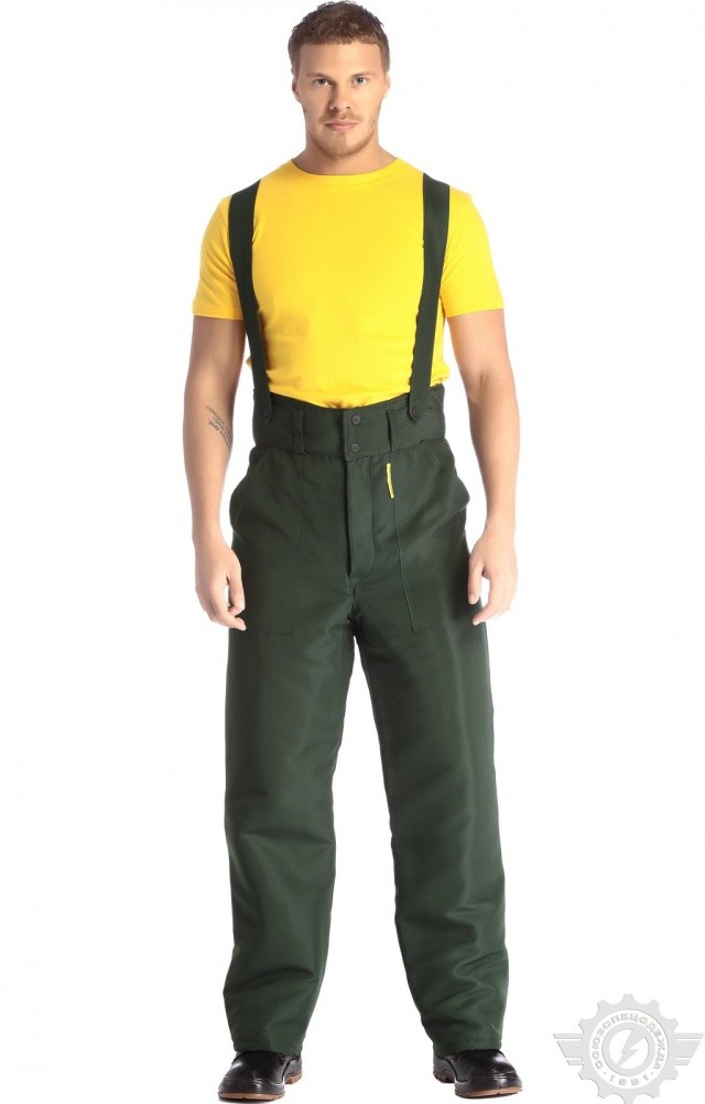 62264 Костюм "Дон" зеленый  Зимняя спецодежда  размер 60-62/170-176  - Вид №6