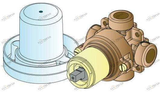 RUBINETTERIE STELLA Скрытый корпус смесителя Firenze 3292mc