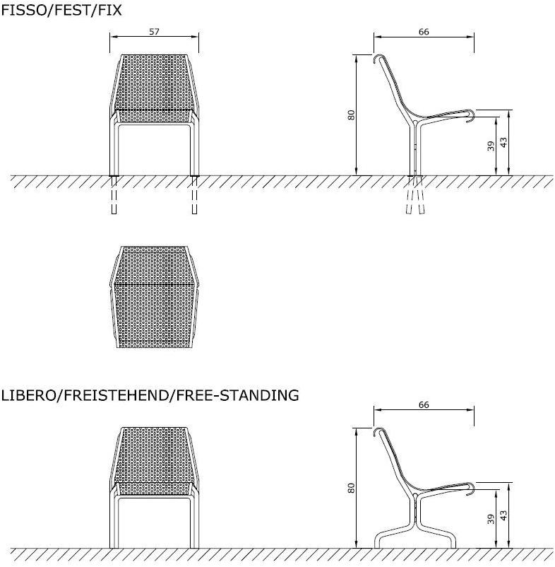 Euroform W Стул из металла Contour 322m - Вид №3