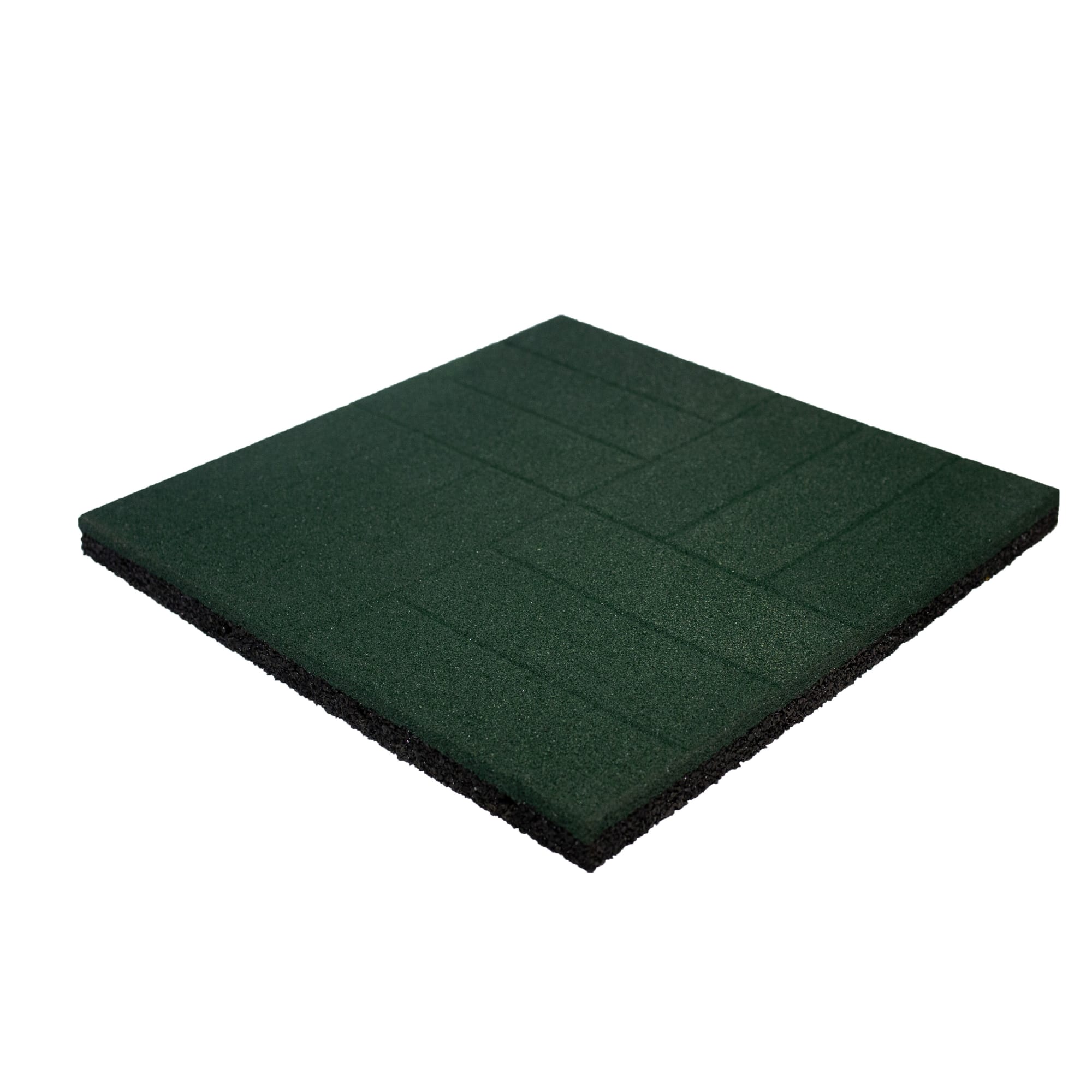 82282320 Плитка резиновая 500х500х16 паркет зеленая Santreyd 