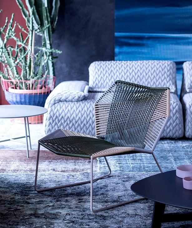 Moroso Кресло с переплетением из технополимерной проволоки Tropicalia sun-id-1481601 - Вид №4
