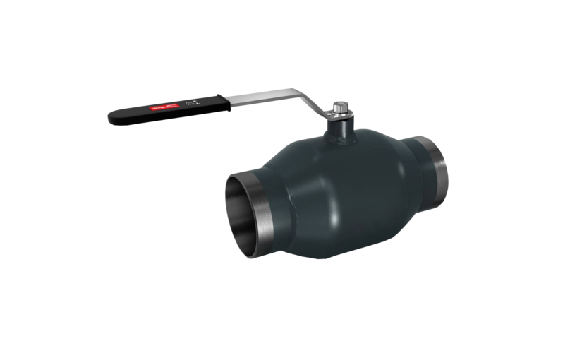 Danfoss JiP Standard цельносварные из углеродистой стали со стандартным проходом (PN 16) JIP Standard FF Кран шар Ду32 Ру16 ручка 065N9623 