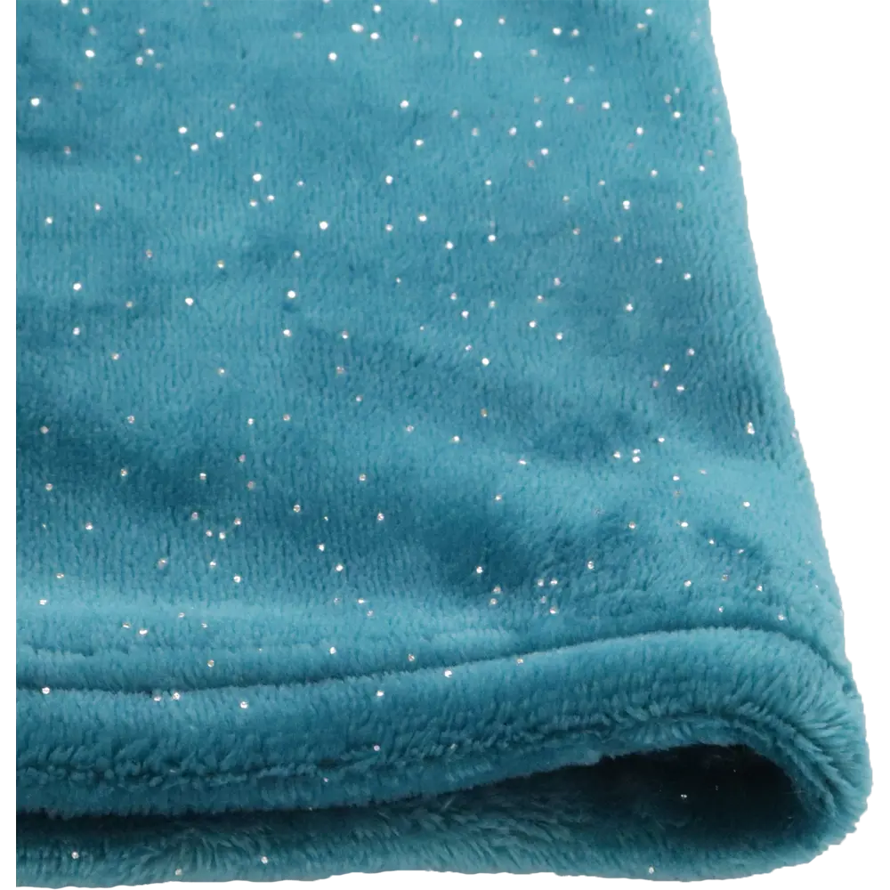 Плед «Rey» 180x200 см фланель цвет бирюзовый Santreyd STLM-2028064 - Вид №3