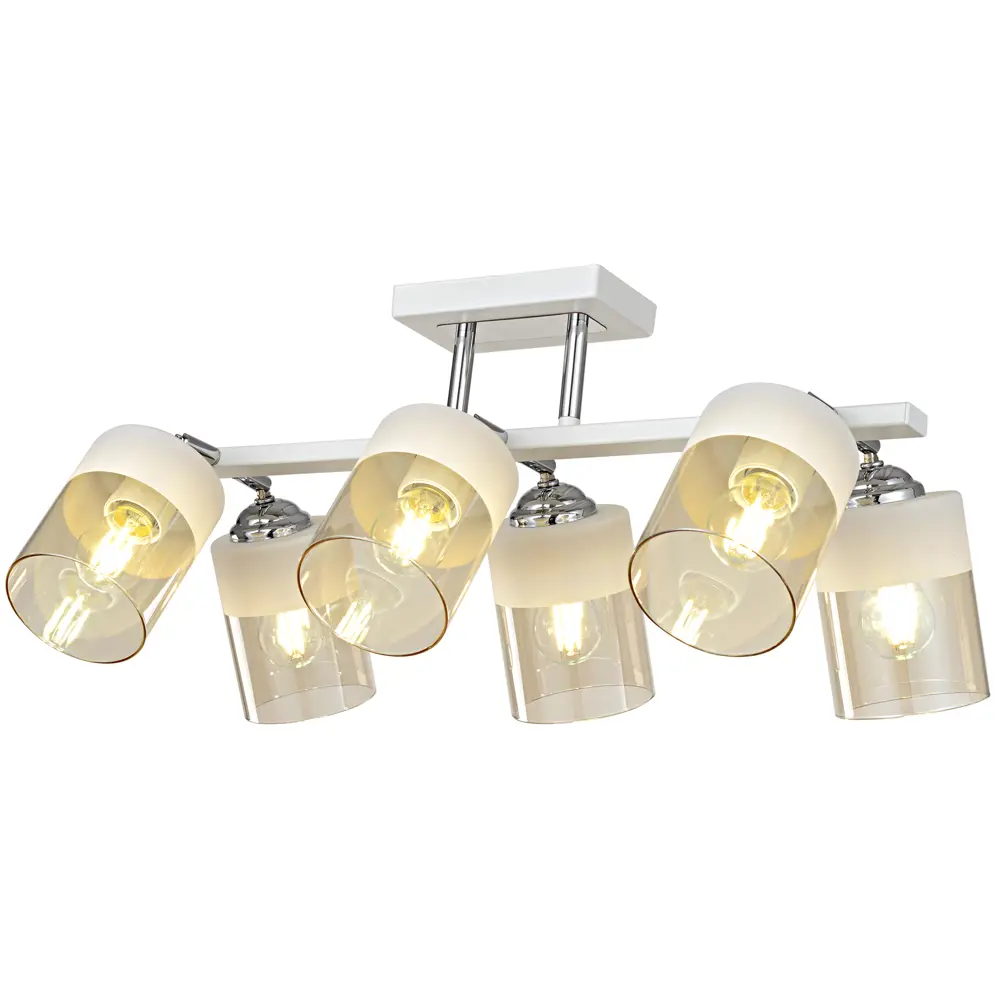 Люстра потолочная KREAFORTA Vereya 6 ламп цвет белый STLM-2023324 - Вид №3