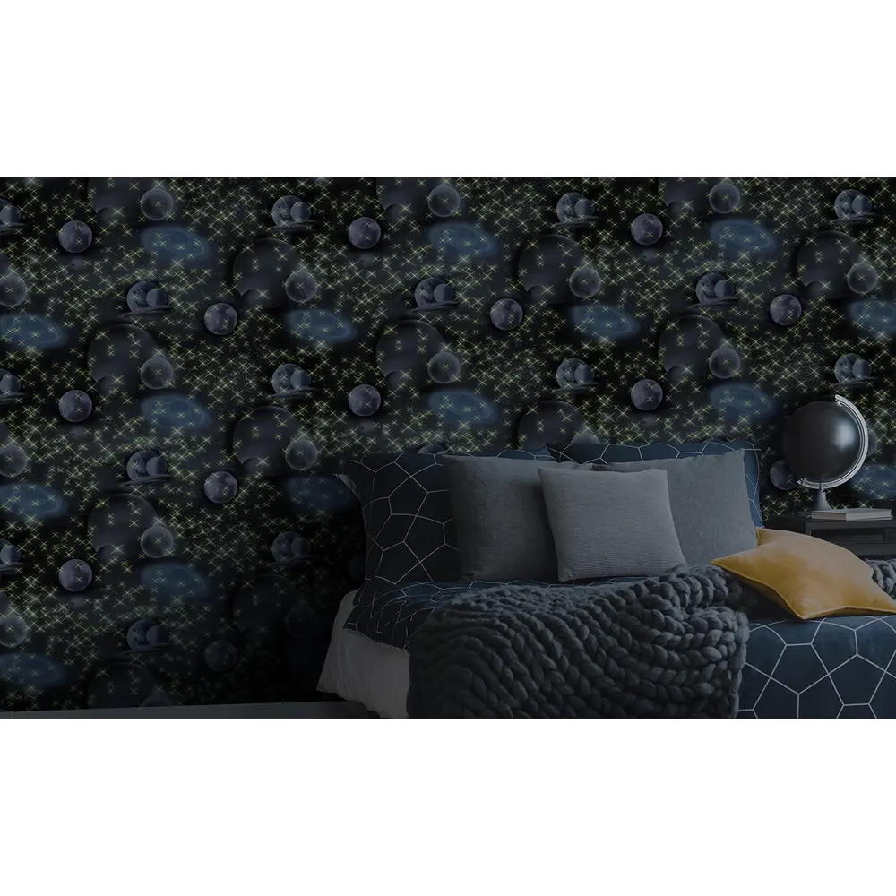 Обои флизелиновые Аспект Спейс синие 1.06 м 70267-66 АСПЕКТ РУ STLM-2061243 - Вид №5