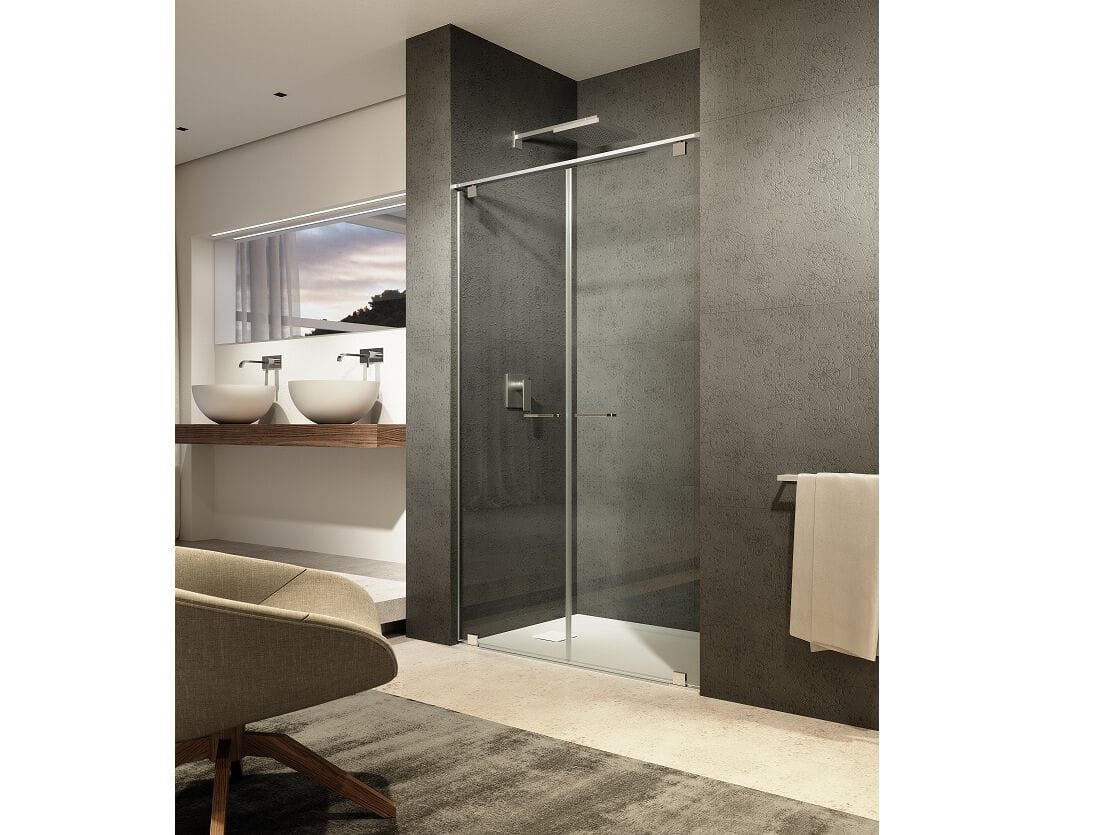 Стеклянная ниша душевая кабина с распашной дверью Provex Industrie Iunix ARCH-00041213