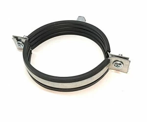 Хомут для воздуховодов D160мм с уплотнителем M8