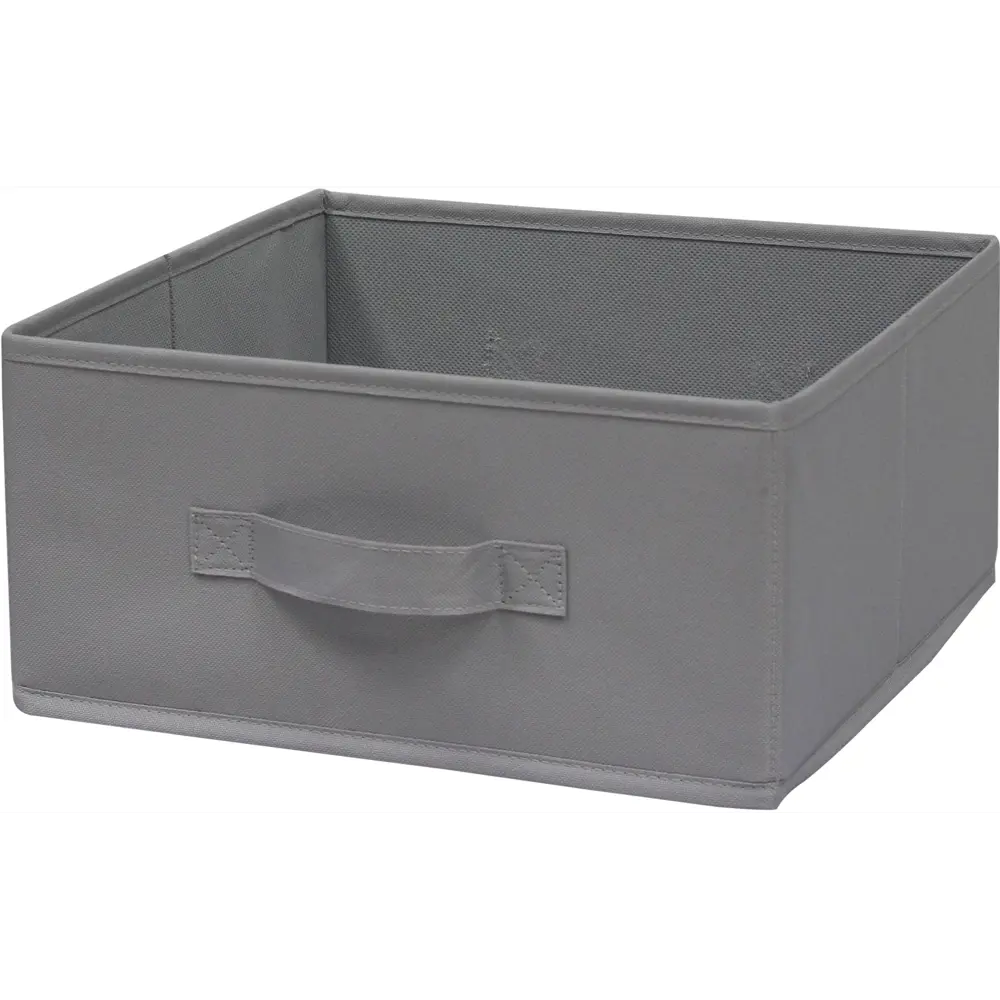 Короб Spaceo KUB Granit 15x31x31 см 14.4 л полиэстер цвет графитовый STLM-2025782 - Вид №1