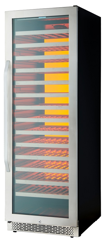 9189164 Винный шкаф Cavanova CV135-1TL серебристый STDN-0040358 - Вид №3