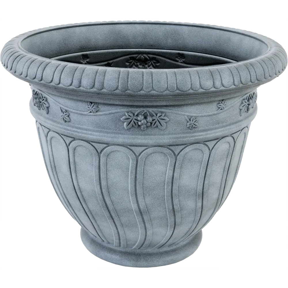 Горшок-кашпо цветочный Тек.А.Тек Grapes ø62 h58 см v70 л пластик графит Грейпс STLM-2200521