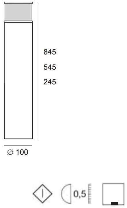 BEL-LIGHTING Столбик из нержавеющей стали Sumo 973 - Вид №2