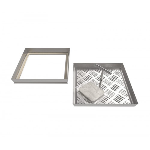 Напольный люк под плитку, съемный 700Х700 ВОЗРОЖДЕНИЕ sun-id-1025326 - Вид №2