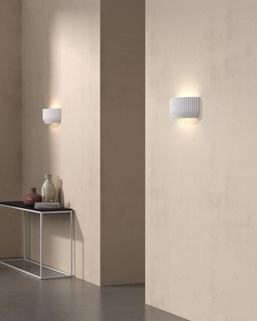 Astro Lighting Светодиодный настенный светильник прямого и отраженного света в современном стиле из гипса  1439001  - Вид №4