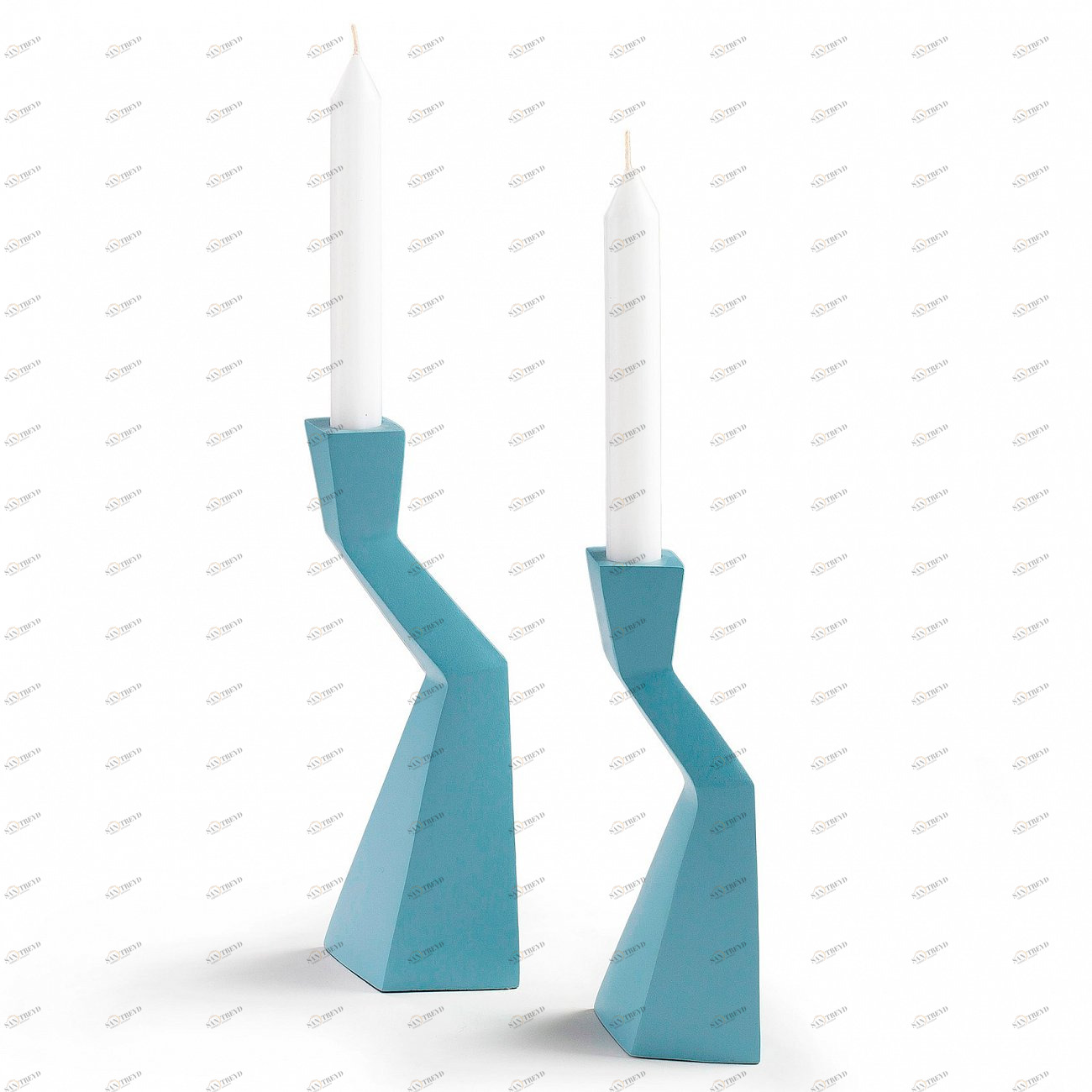 Подсвечники металлические 2 шт голубые Talks от La Forma LA FORMA  342937 Голубой 