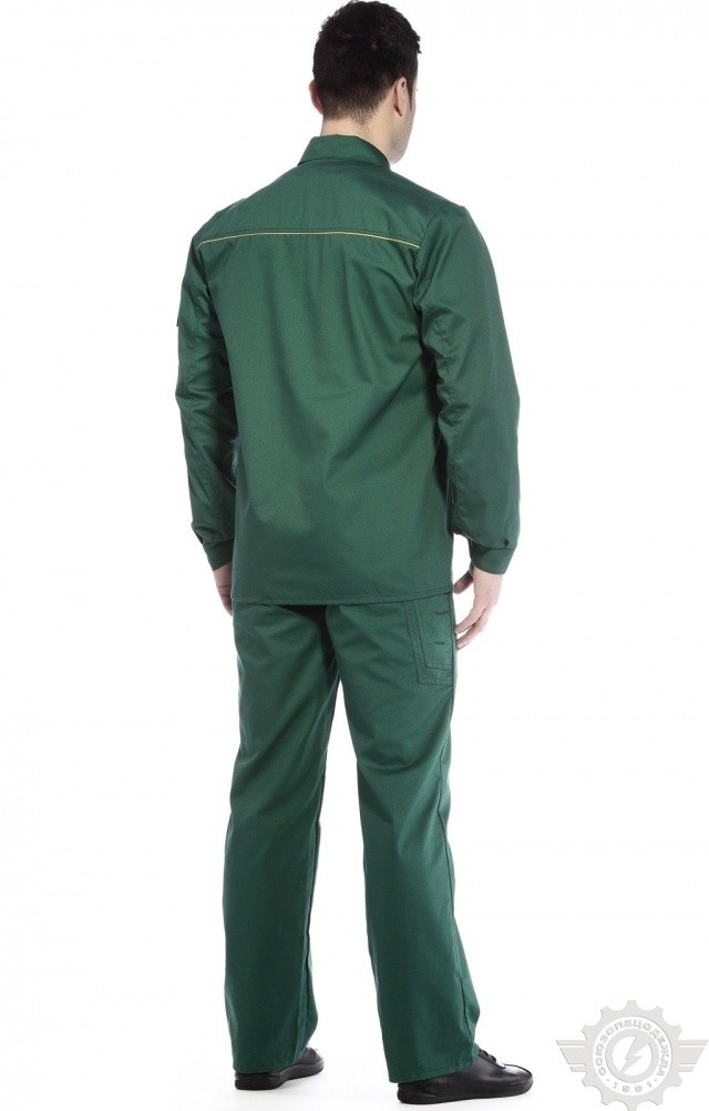 65668 Куртка "Эксперт-2" зеленая  Летняя спецодежда  размер 48-50/182-188  - Вид №4