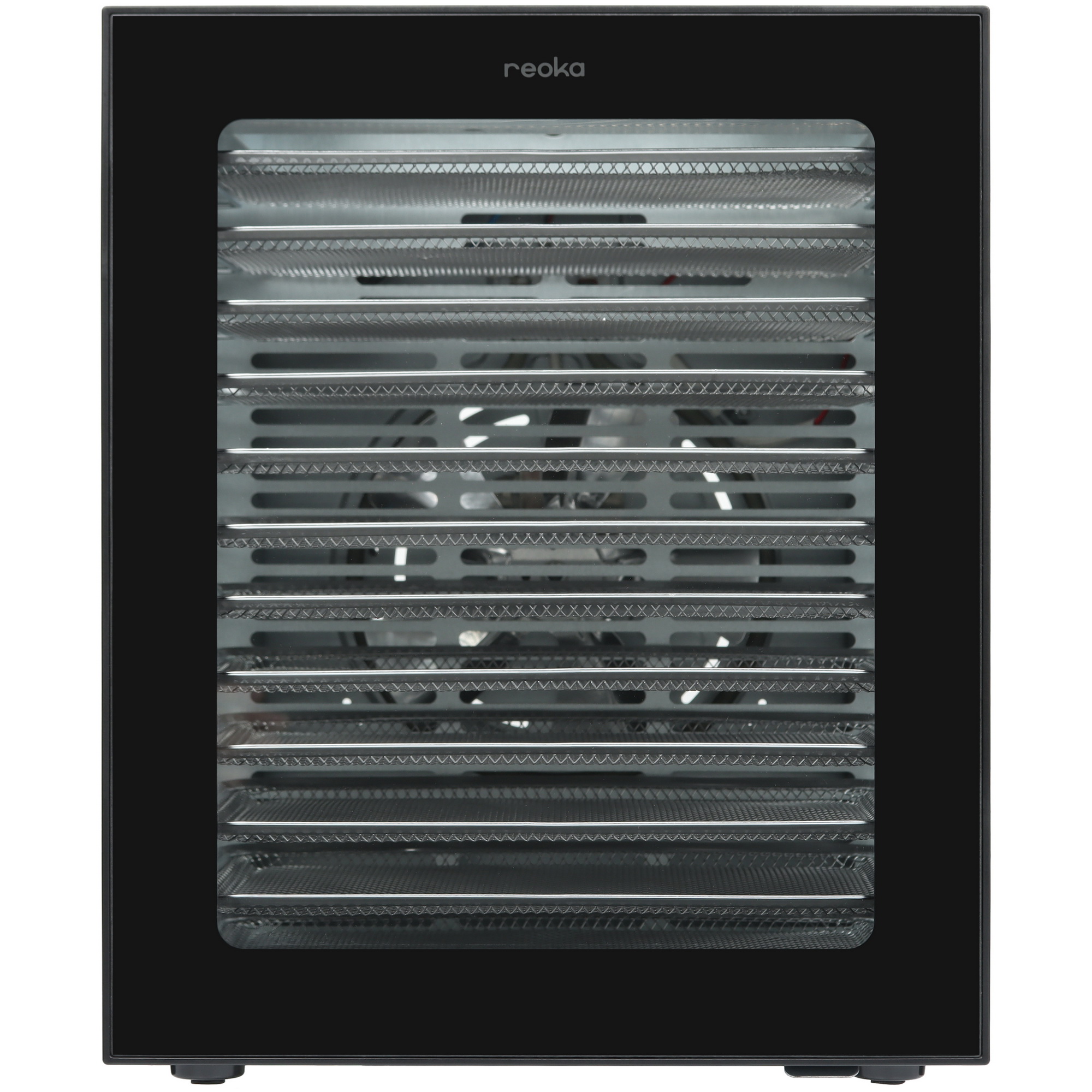 9050306 Сушилка для овощей и фруктов Reoka RKFD-MD812 черный STDN-0145357 - Вид №1