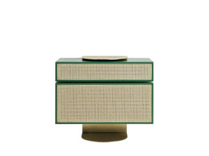 Венский деревянный и соломенный комод