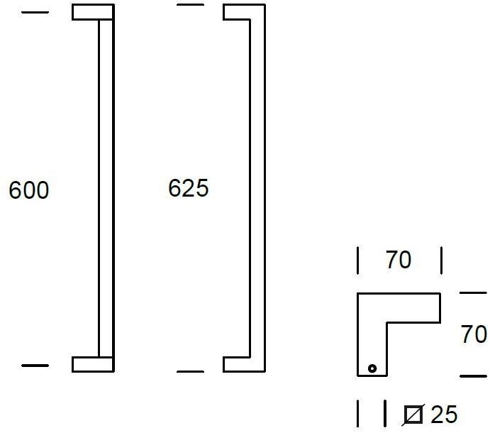 Reguitti Ручка из нержавеющей стали Denver Aq25ms***f0 - Вид №2