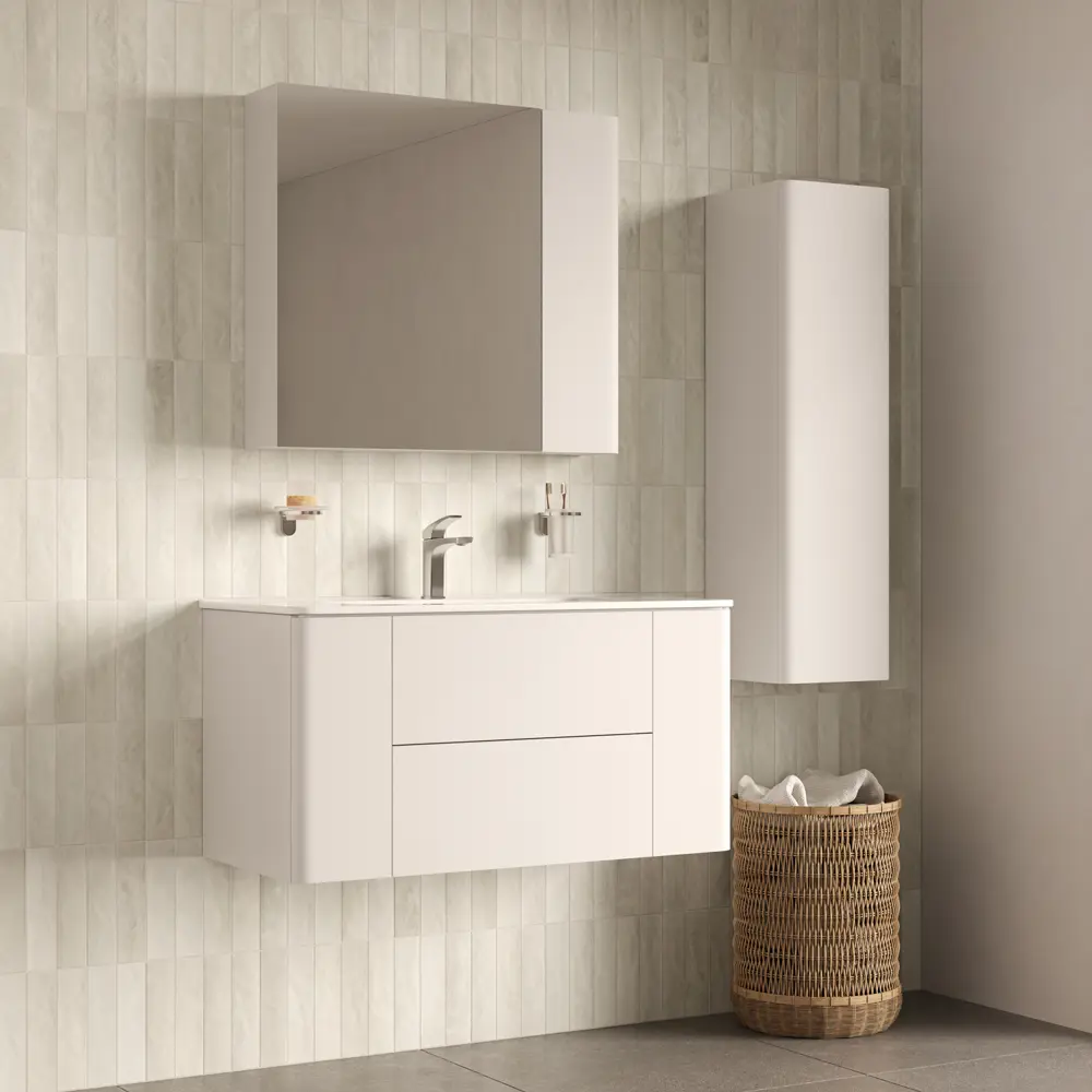 Корпус тумбы подвесной Iddis Lahta LAH10W0i95 50x98.4x43.3 см цвет белый STLM-2077600 - Вид №2