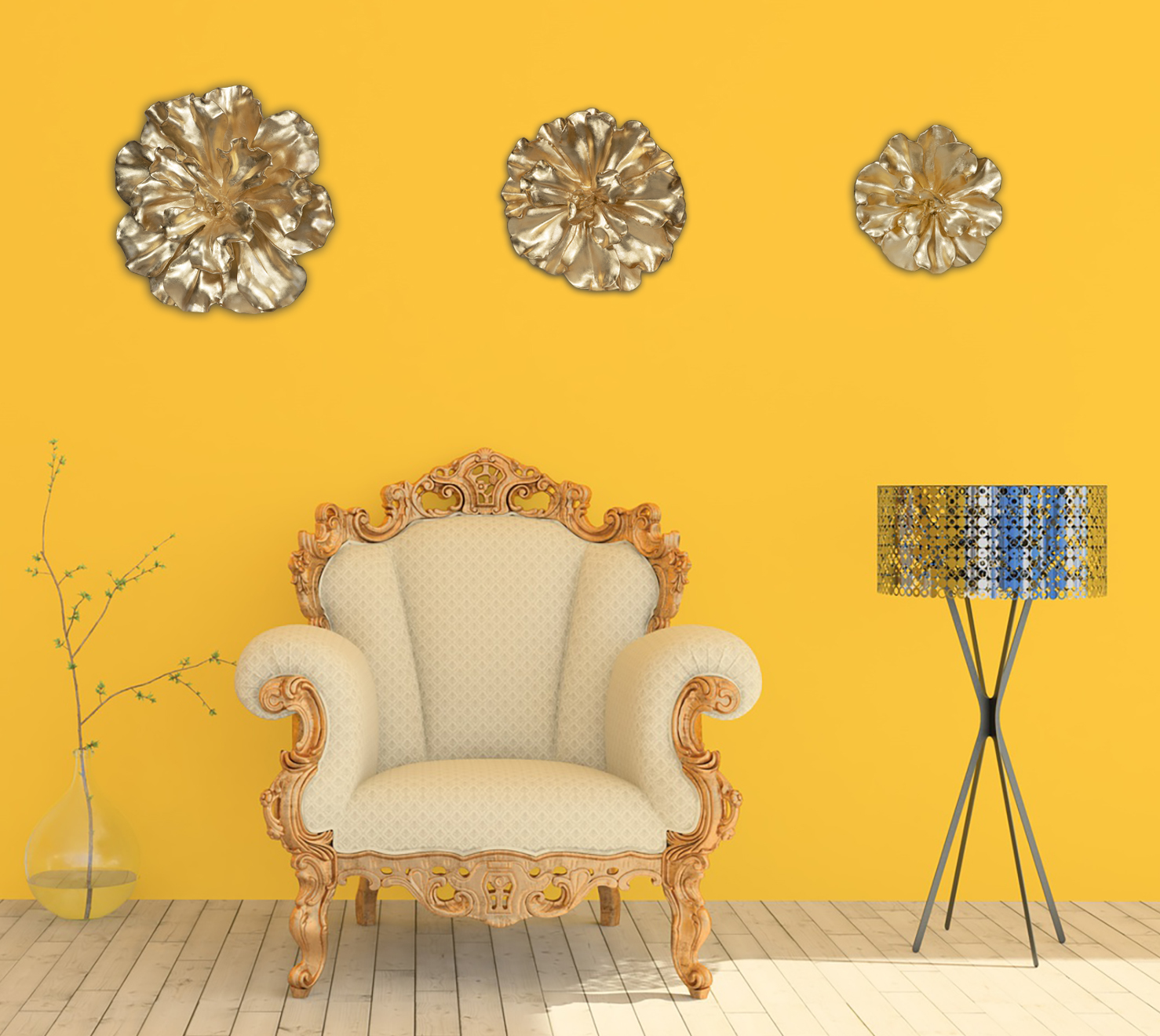 40461 Панно "Бегония 1" LAB.Space  - Вид №2