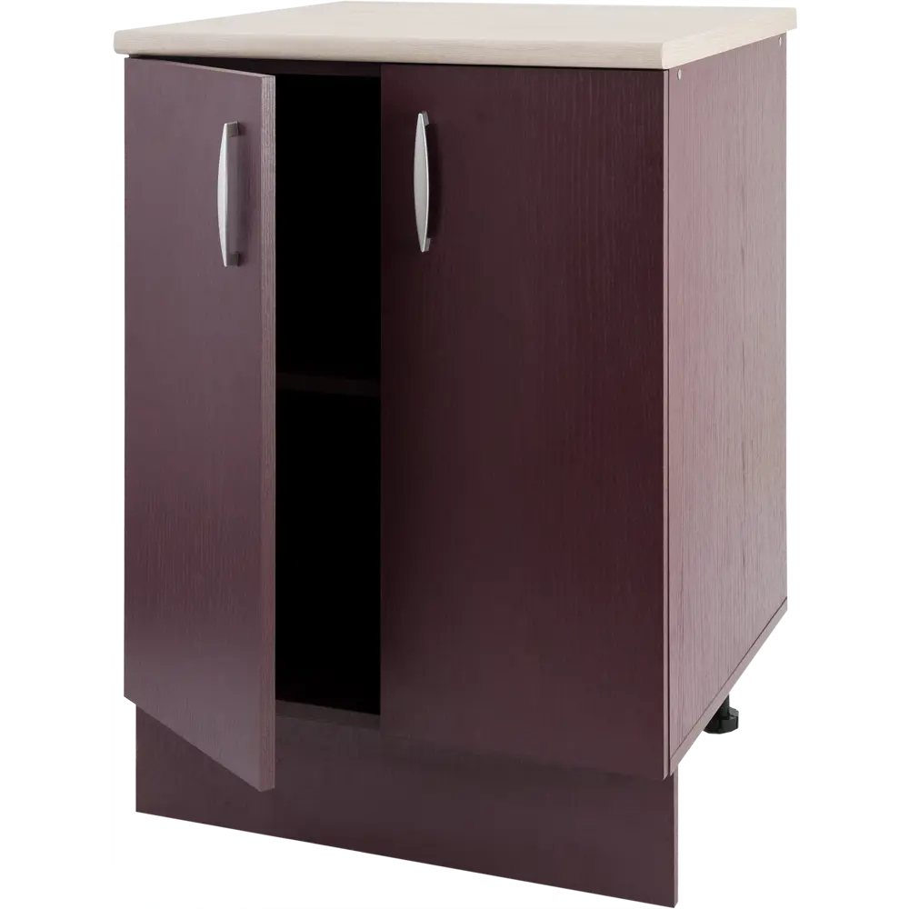 Шкаф напольный «Бургун» 60x85.2х60 см, ЛДСП, цвет бургун Santreyd STLM-2156977 - Вид №1