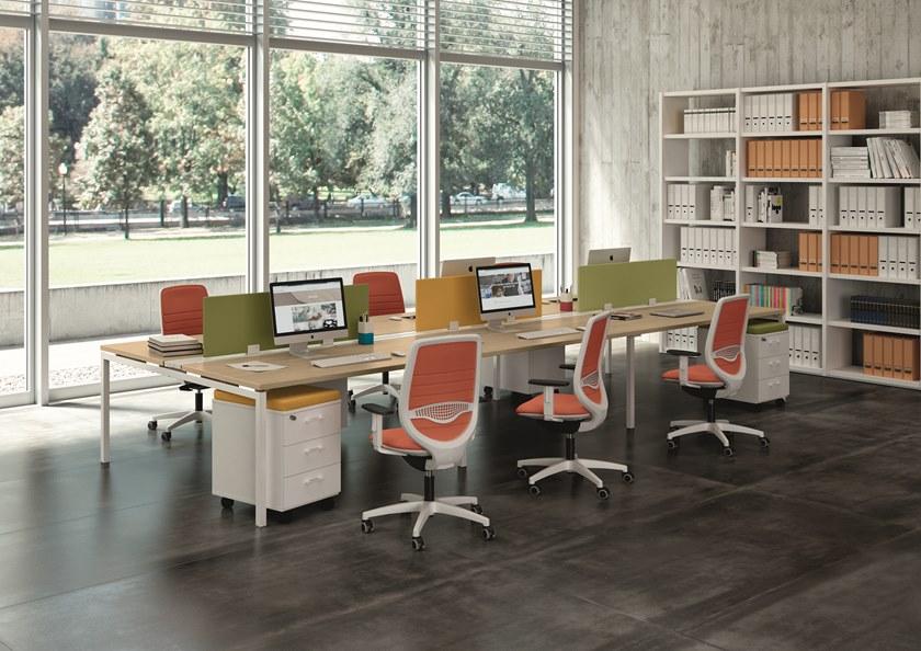 Quadrifoglio Поворотный офисный стул из сетки Okay sun-id-1438264 - Вид №6