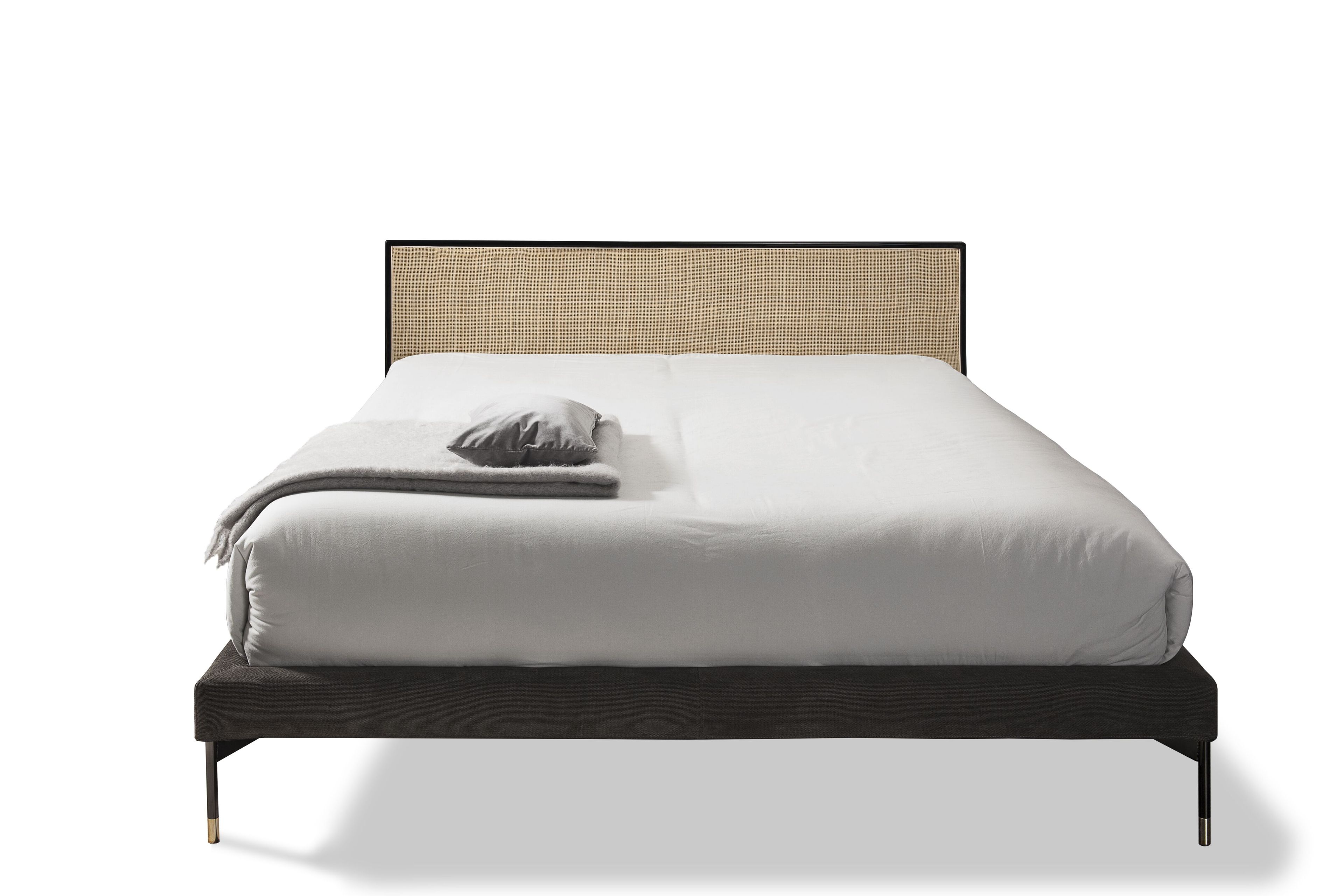 Тканевая кровать с мягким изголовьем Vibieffe 50 Italo ARCH-00146046 - Вид №1