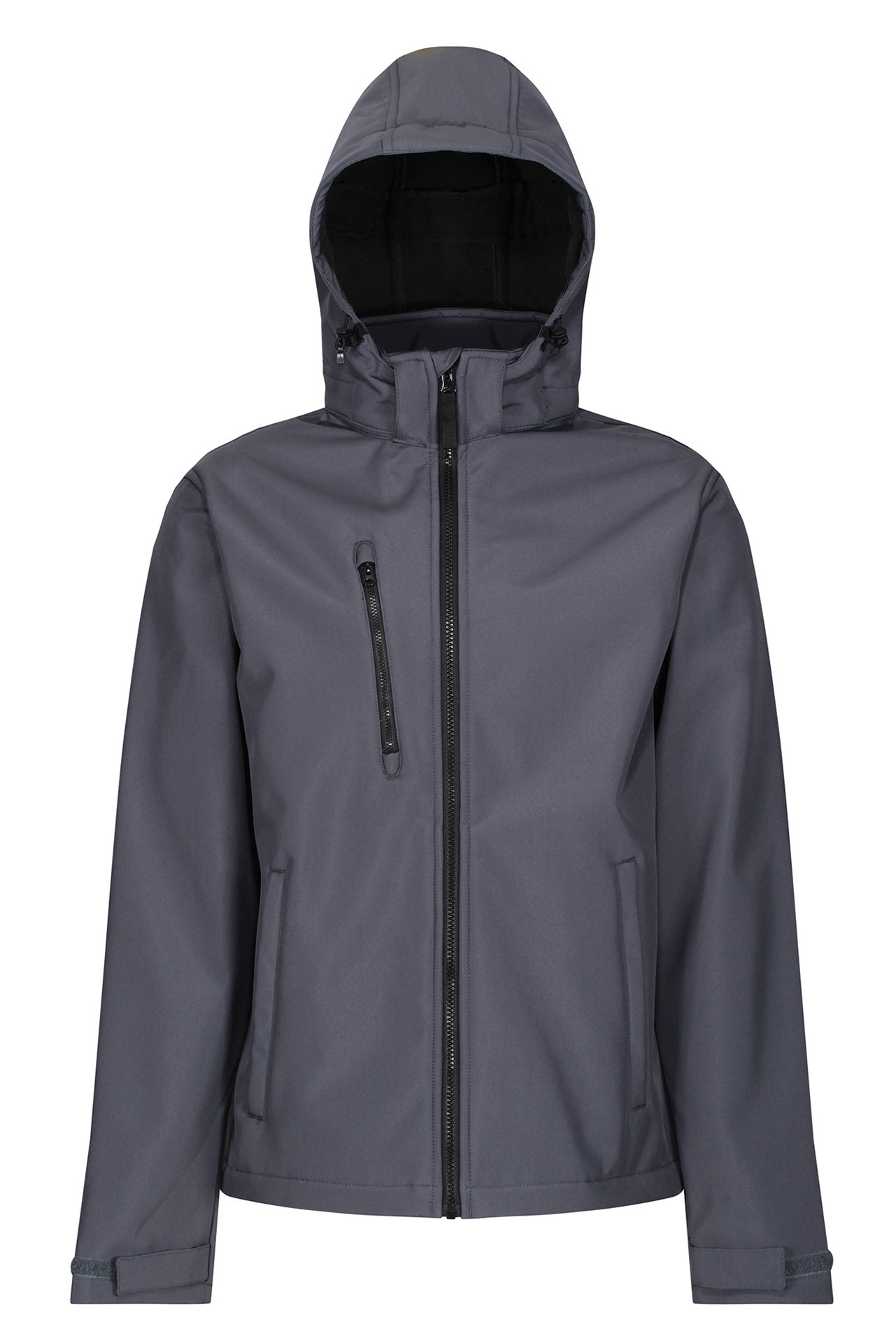5042162 Куртка РЕГАТТА ПРОФЕШИОНАЛ ВЕНТУР софтшел серо-черная  Демисезонная одежда размер M (44-46) Спецодежда  - Вид №3