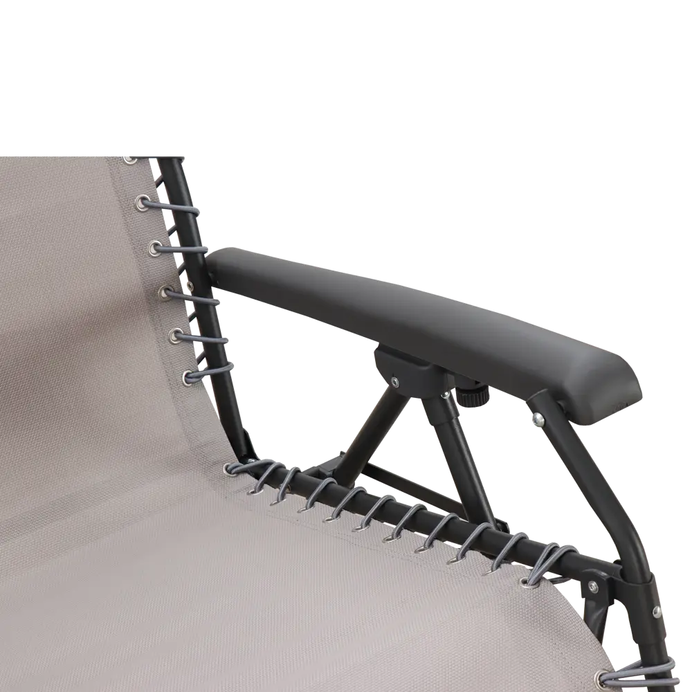 Стул-шезлонг садовый Multipo Zero 65.5x116x91 см сталь/текстилен бежевый Santreyd STLM-2162997 - Вид №9