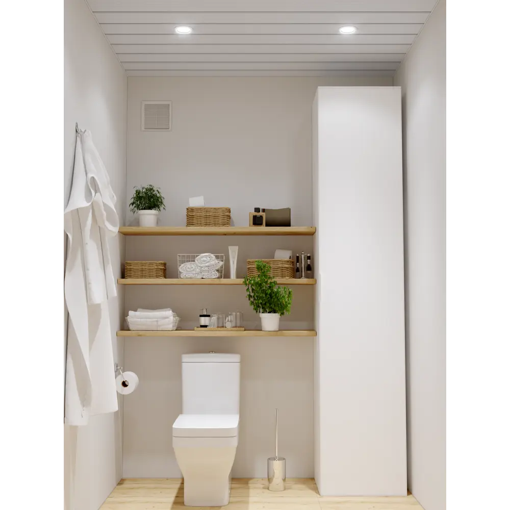 Набор реек MONLID 2x1.05 м цвет жемчужно-белый с металлической полоской Нет STLM-2149333 - Вид №4