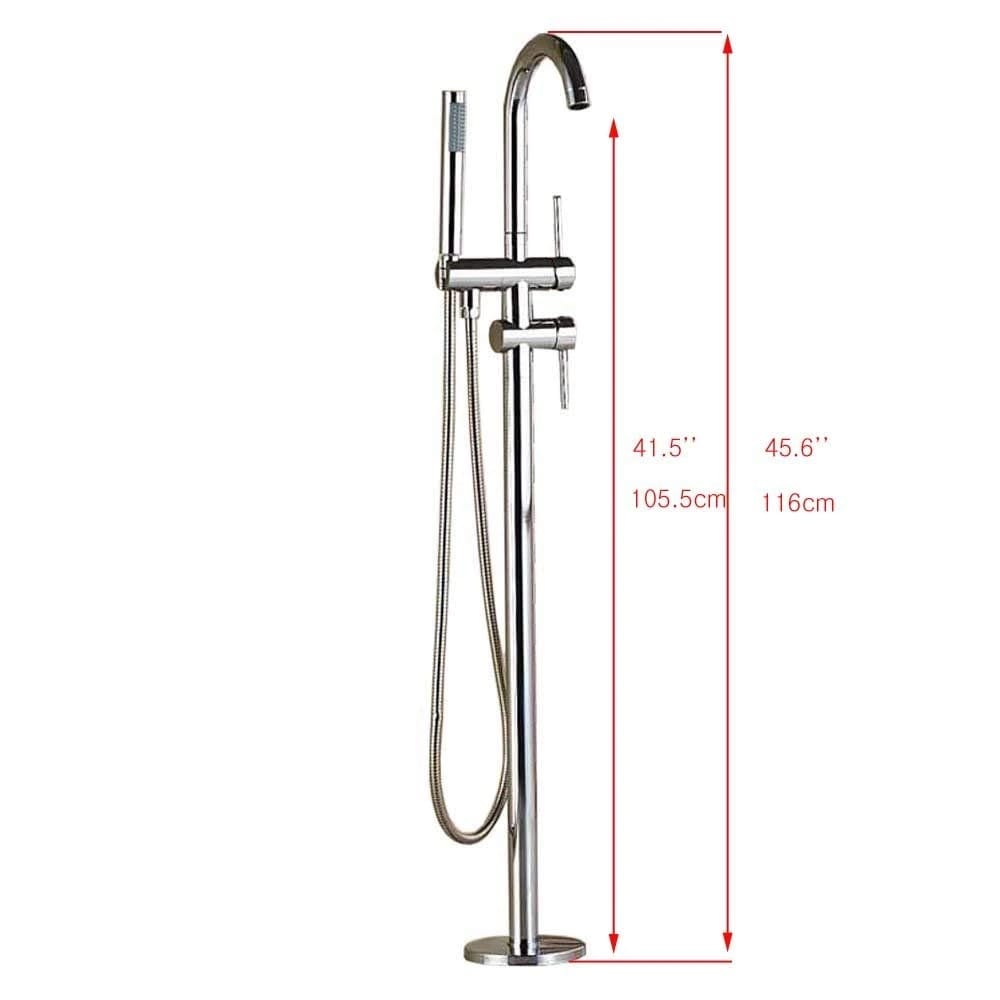 Латунный смеситель для ванны с раздельными розетками Fontana Showers FS1374 ARCH-00102485 - Вид №6