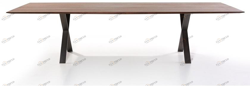 more Прямоугольный деревянный обеденный стол Lax sun-id-1434705