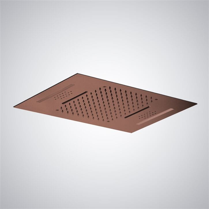 Светодиодная потолочная душевая головка из нержавеющей стали Fontana Showers Luxe Fontaine ARCH-00067354 - Вид №7