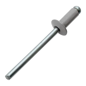 Заклепка вытяжная 4x10 мм цвет светло-серый 50 шт.