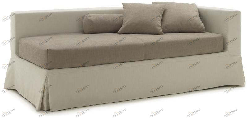 Bolzan Letti Односпальная кровать с мягким изголовьем Cocò COCO sun-id-1380364