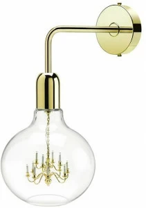 Mineheart Настенный светильник из стекла и латуни King edison Lig/088-lig/073