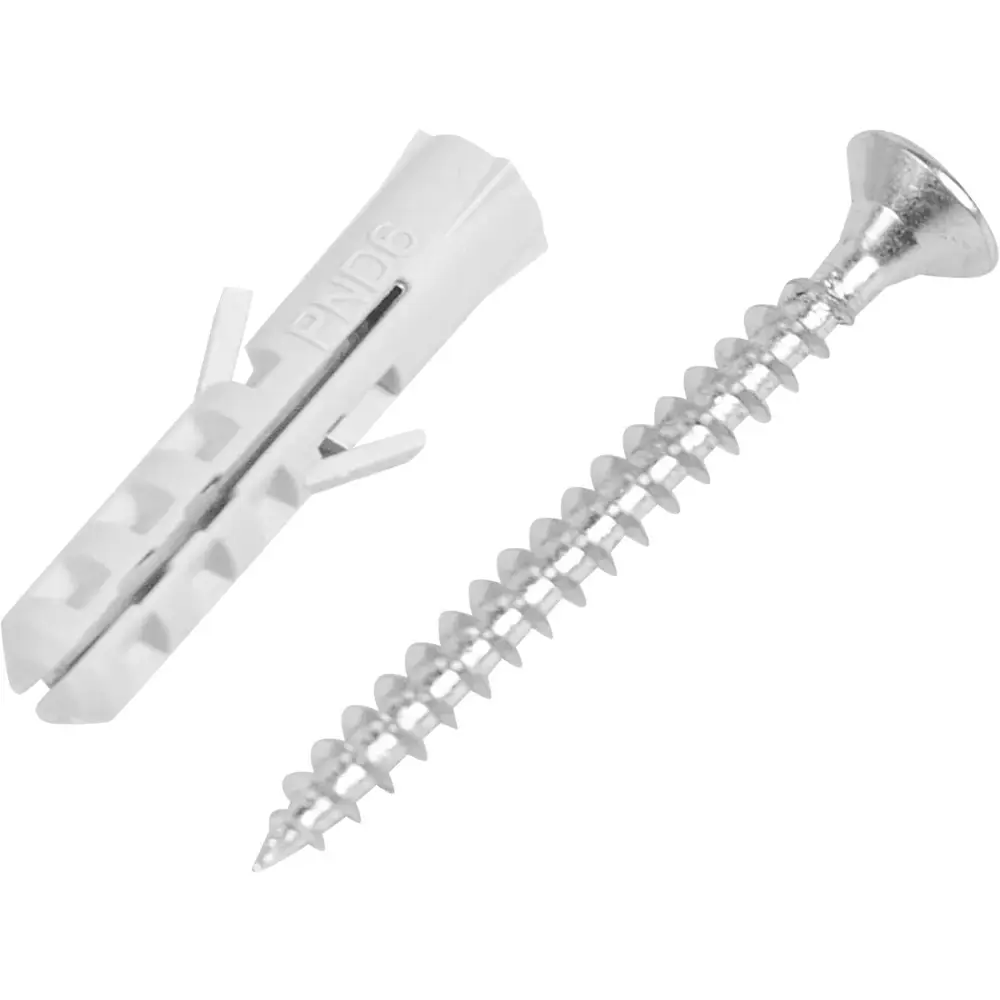 Дюбель распорный нейлоновый Dilwis 6x30мм 300 шт. в комплекте с шурупом STLM-2019629 - Вид №4