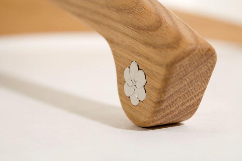 KARN Складной сервисный столик из массива дерева Karn design Ktpt51 / rovere - Вид №2