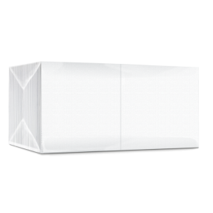 N301 Veiro Салфетки столовые и сервировочные Veiro Premium N301 24x24 1-слойные 15 пачек по 200 листов белый