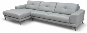 Rossini Sofas Модульный кожаный диван с шезлонгом