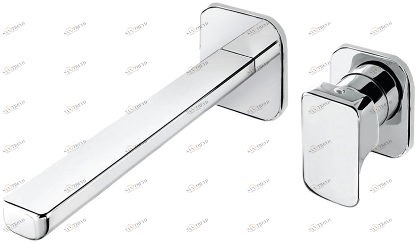 Fir Italia Смеситель для умывальника настенный из латуни с одной ручкой Daily 44 4418208