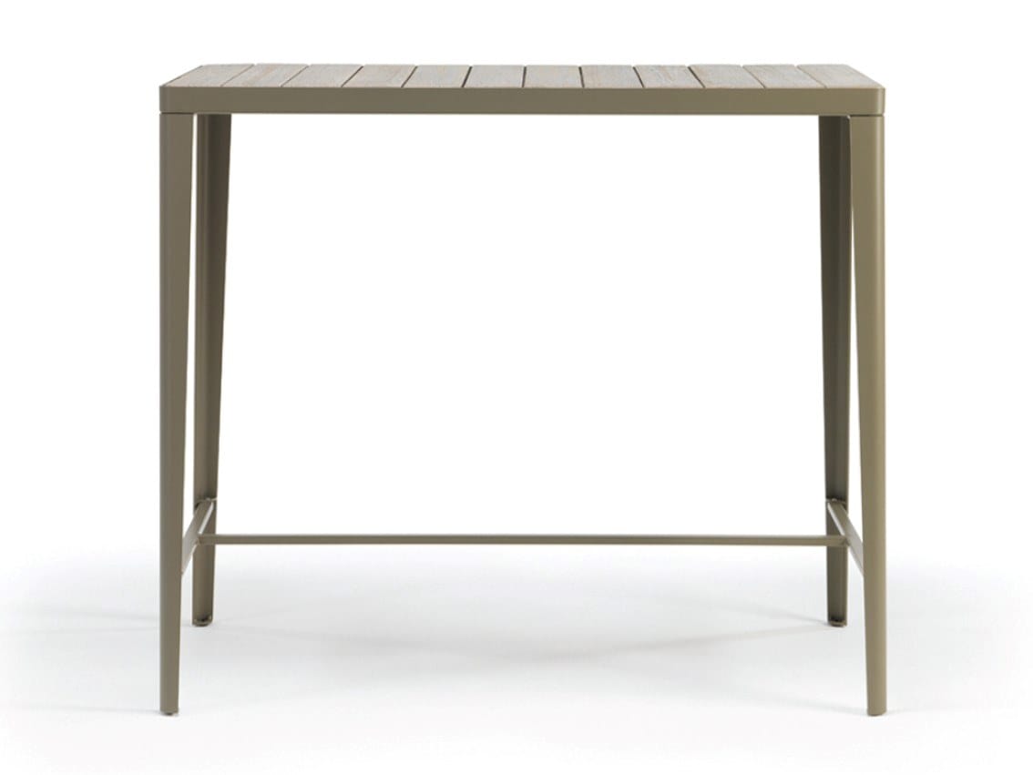 Высокий прямоугольный садовый стол из тикового дерева Ethimo Laren ARCH-00053197