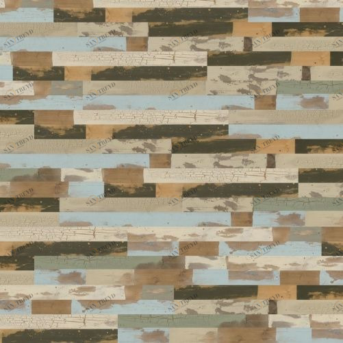 Виниловый ламинат Wineo 600 wood Пэчворк Дизайнерский (Гладкая) 1212х180 мм DB00011