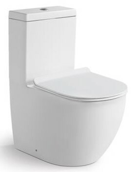 SL-5011 Унитаз напольный безободковый МОНОБЛОК Арматура GEBERIT LAB.Space 