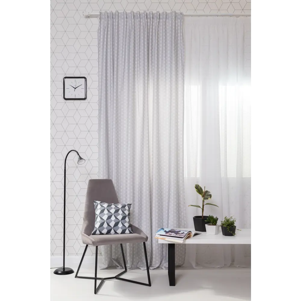 Кашпо Эджес ø18 h11 см v1.5 л керамика чёрный Santreyd STLM-2133545 - Вид №3